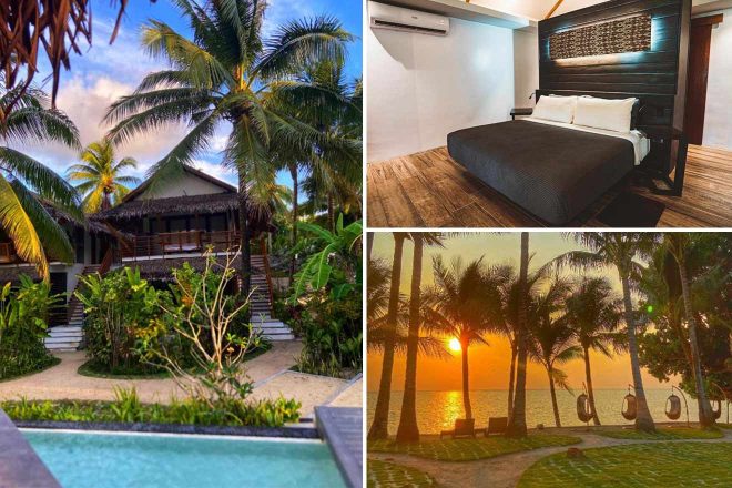 1 1 Siargao Island Villas with outdoor swimming pool